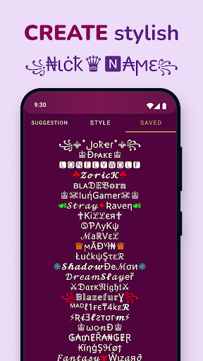 Nickname Maker Name Generator apk latest version download  5.1.0 list_3