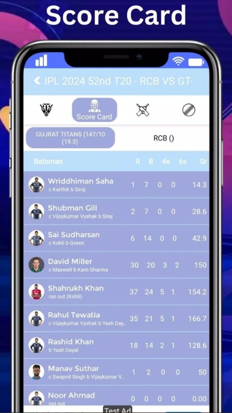 cricket score latest version 2024  1.8 list_