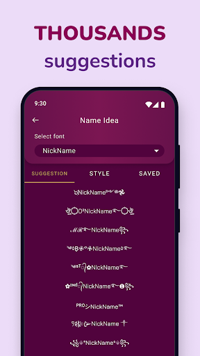 Nickname Maker Name Generator apk latest version download  5.1.0 list_2