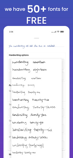 Handwriter text to assignment premium apk free download  1.7.5 list_2