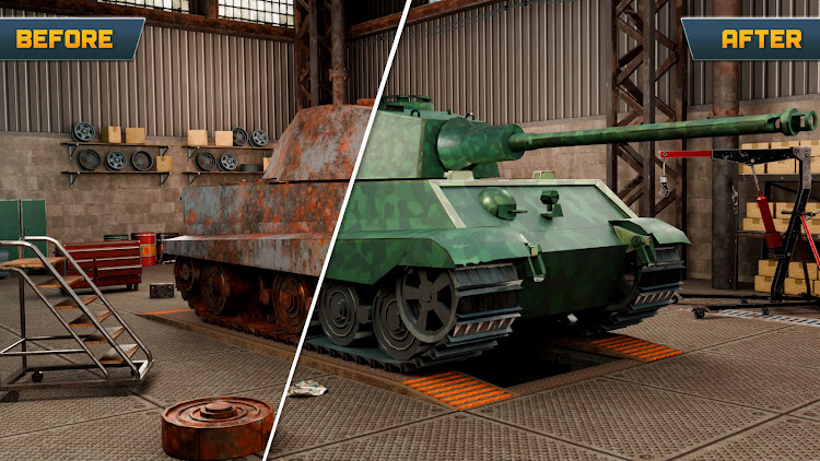 Tank Mechanic Simulator Games apk download for Android picture 1