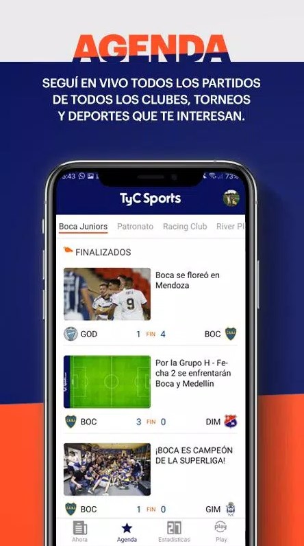 TyC Sports app for android download  5.10.22 list_2