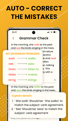 Grammar AI Language Assistant Mod Apk Premium Unlocked  1.1.2 list_