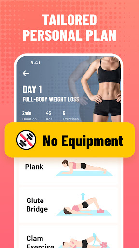 LazyShape Weight Loss at Home App Download for Android  1.0.1 list_