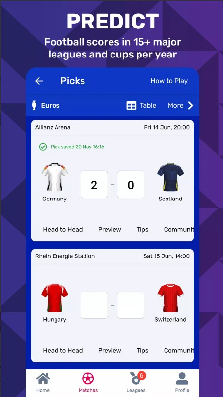 Superbru Football app for android download  1.0.5 list_1