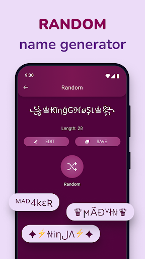 Nickname Maker Name Generator apk latest version download  5.1.0 list_1