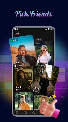 Qutiee Talk with friends App Free Download for Android  1.0.4 list_4