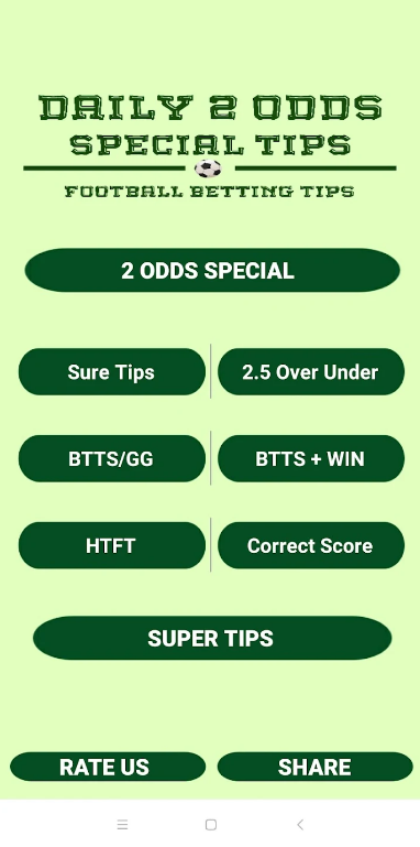 Daily 2 ODDS Special Tips App Download Latest Version  6.8 list_