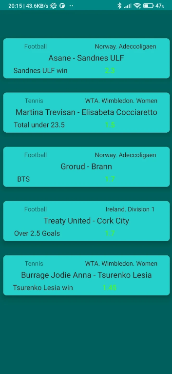 Bet Champ Betting Tips App Download for Android  3.4 list_