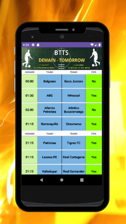 Predictions BTTS Bet App Download Latest Version  1.7 list_