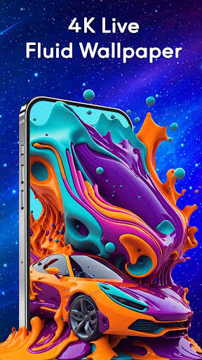 Magic Fluid Live Wallpaper 4D mod apk latest version picture 1