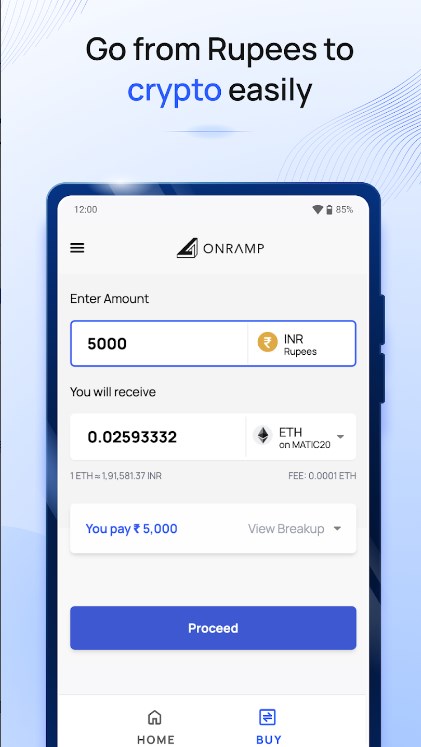 Onramp Money P2P Alternative app for android download  1.0.12 list_