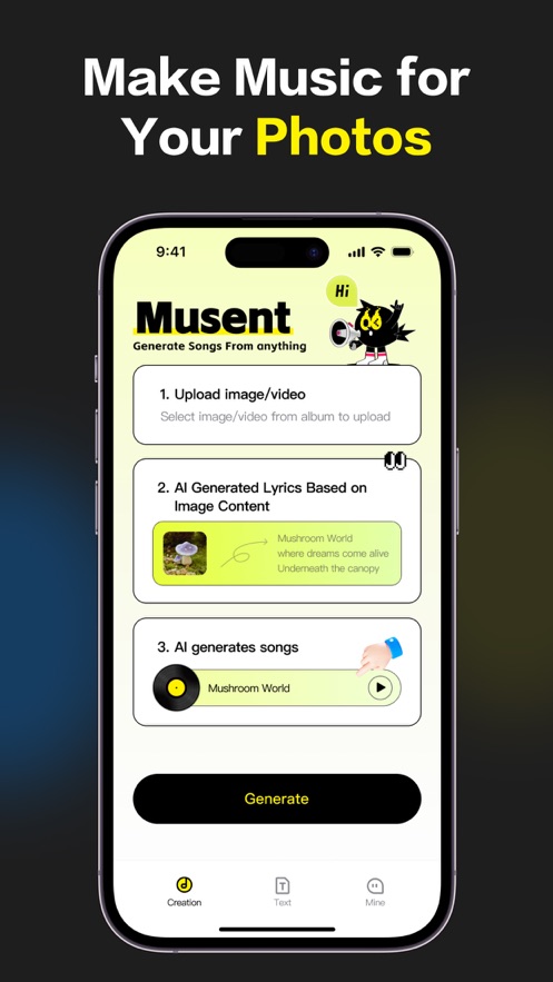 Musent AI Songs & Music Maker app free download latest version  1.1.0 list_