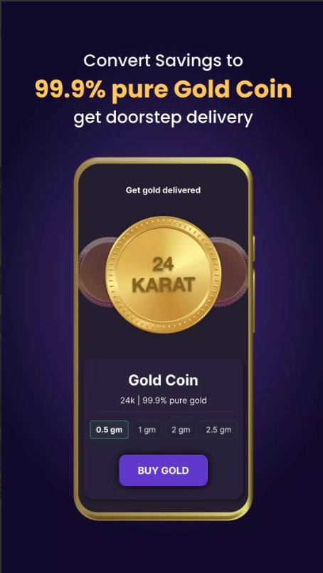 Jar Save Money in Digital Gold app for android download picture 1