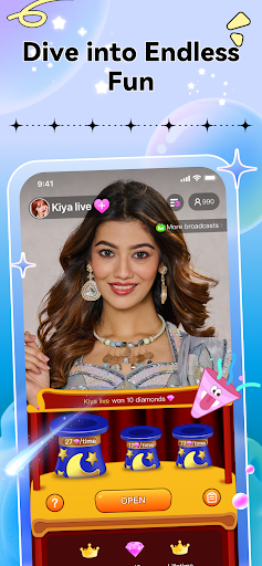 Kiya Live mod apk unlimited coins latest version  1.0.4 list_