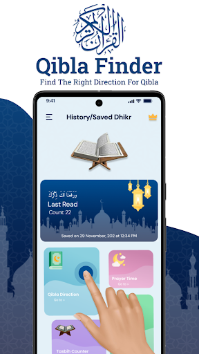 Qibla Direction & Prayer Times apk free download  1.0.6 list_