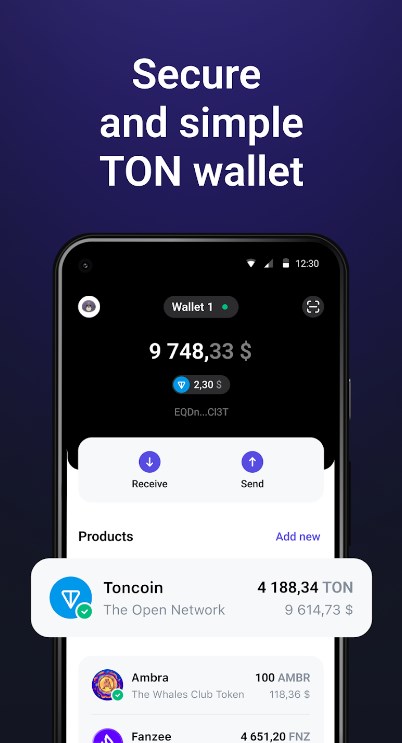 Tonhub TON wallet app for android download  1.8.67 list_1