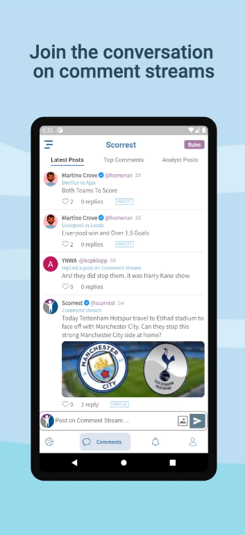 Scorrest Scores & Predictions App Download 2024  9.0.1 list_