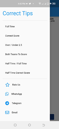 CORRECT SCORE 100% apk free download latest version  1.0.0 list_2