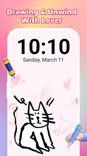 Draw Love Lockscreen Drawing app free download for android  1.0.1 list_