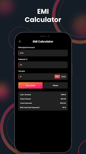 LoanTool EMI loan Calculator app free download  1.0 list_