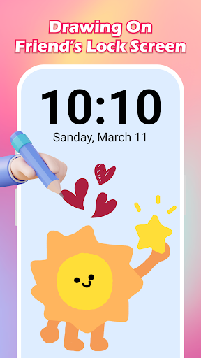 Draw Love Lockscreen Drawing app free download for android  1.0.1 list_