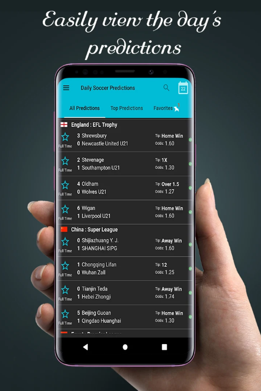 Daily Soccer Predictions App Free Download  3.20.2 list_