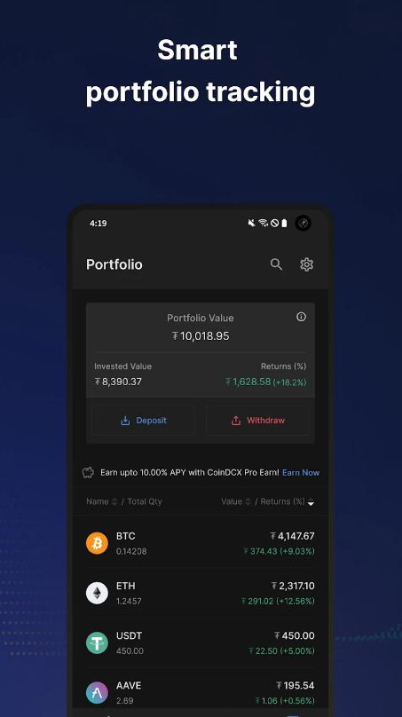 CoinDCX Pro App Download Latest Version  6.34.0003 list_2