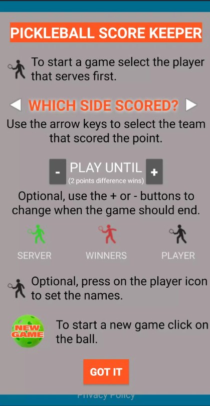 Pickleball Score Keeper app for android download   1.8 list_3