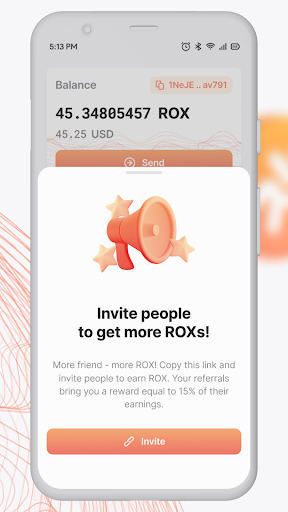 ROX Tap & Earn app download latest version  1.0.584 list_