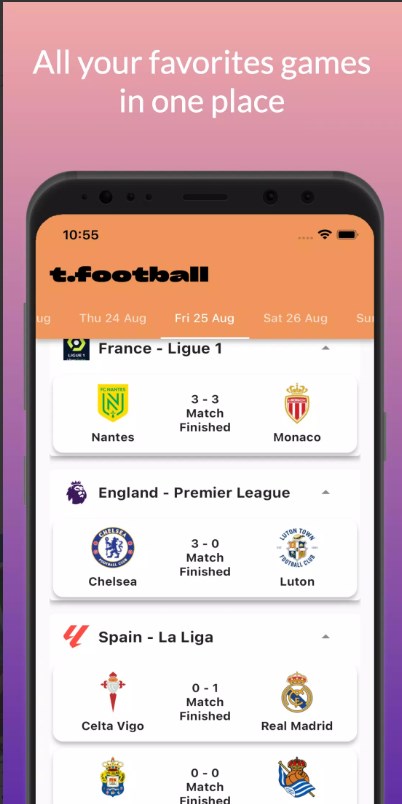 TFoot Total Football Apk Free Download for Android  5.7.31 list_