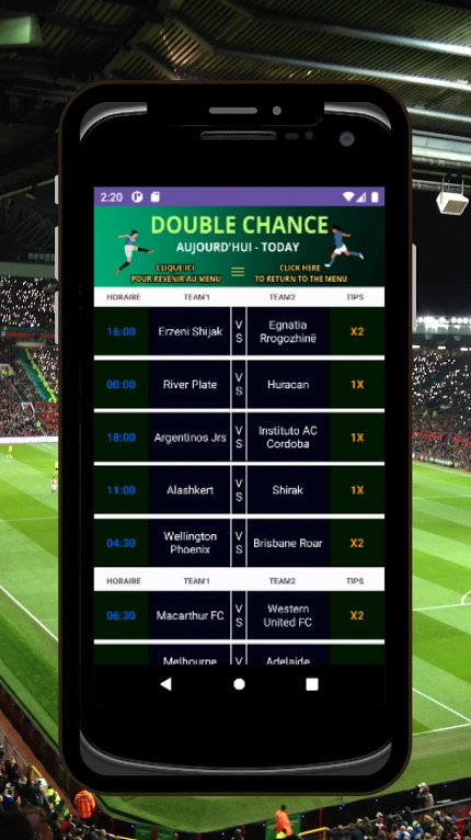 Pronostics Football Tips App Download for Android  1.5 list_3