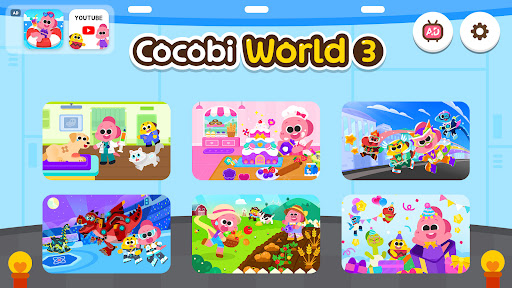 Cocobi World 3 mod apk unlocked everything no ads  1.0.0 list_