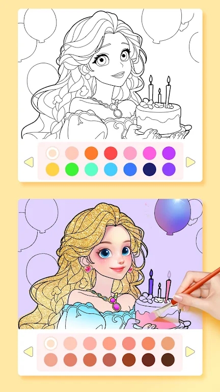 Princess Fantasy Coloring apk download latest version picture 1