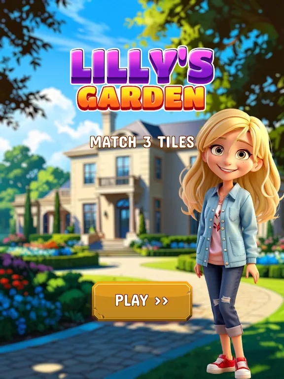 Lillys Garden Match 3 Tiles apk download latest version picture 1