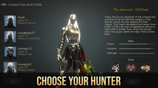 Demon Hunter Premium Mod Apk Unlock All Characters Free Shopping picture 1