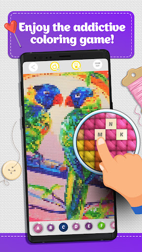 Cross Stitch Coloring Art app latest version download picture 2