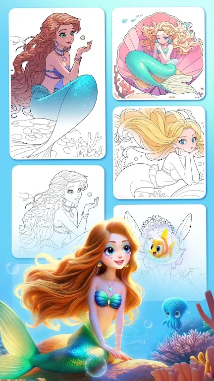 Princess Fantasy Coloring apk download latest version picture 2