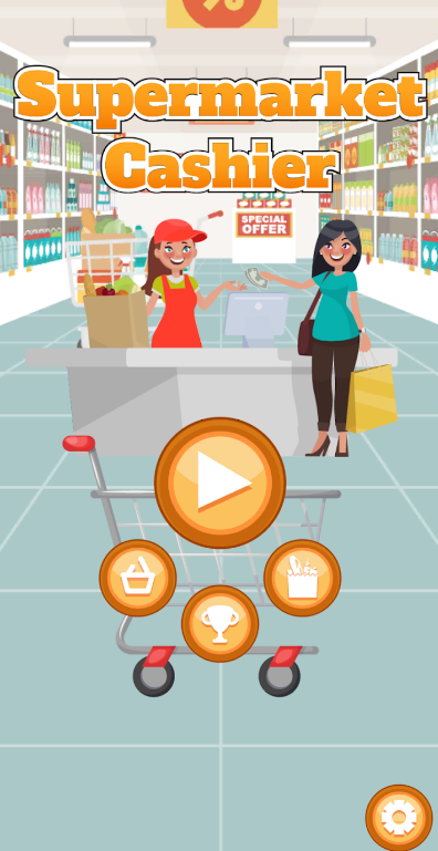 Supermarket Cashier Simulator Mod Apk Unlimited Money and Gems No Ads picture 1