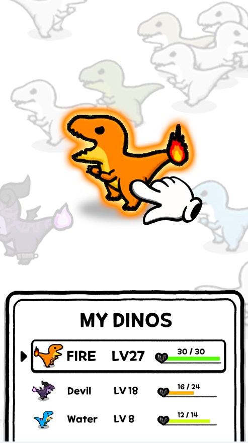 Dino mutant T-Rex game for android free download  0.5.10 list_