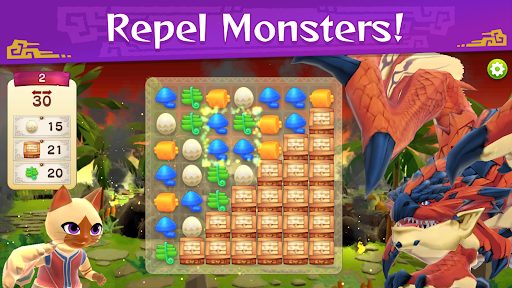 Monster Hunter Puzzles mod apk unlimited money and gems  2.01.00 list_