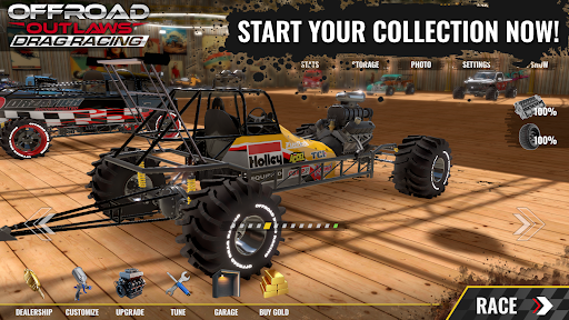 Offroad Outlaws Drag Racing mod apk unlimited money free purchase  1.0.2 list_1