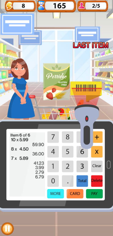 Supermarket Cashier Simulator Mod Apk Unlimited Money and Gems No Ads  2.3.4 list_