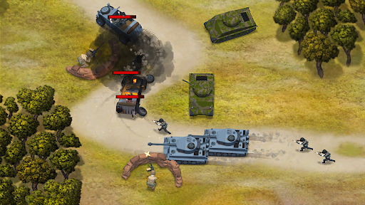 WWII Defense RTS Army TD game mod apk download picture 1