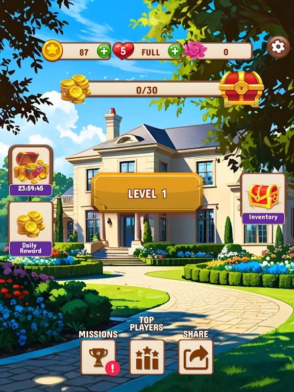 Lilly＇s Garden Match 3 Tiles apk download latest version  1 list_