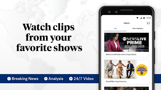 ABC News Live Breaking News app download  v8.25.0 list_