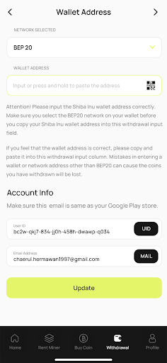 SHIB Cloud Miner App Download for Android  1.0.19 list_