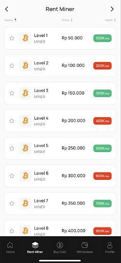 SHIB Cloud Miner App Download for Android  1.0.19 list_