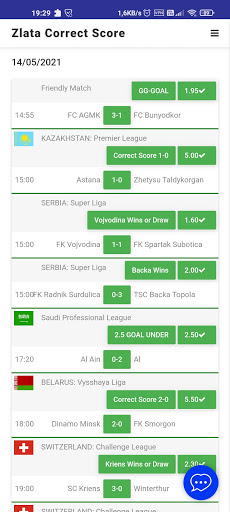 VIP Correct Score Betting Tips mod apk latest version download 1.1.1 list_