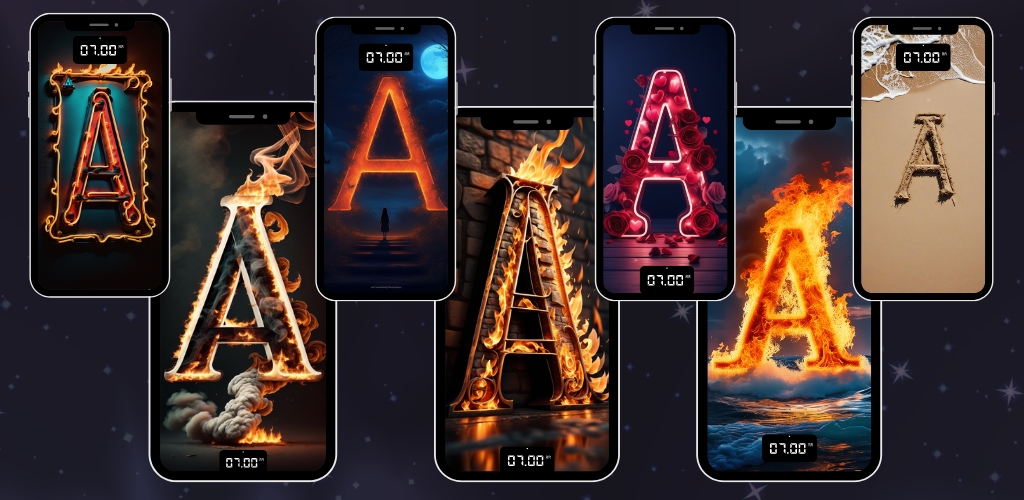 Letter A wallpapers app download for android 2.0 list_